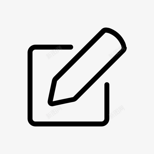 写作写字板作业图标svg_新图网 https://ixintu.com 书法 作业 信 写作 写字板 小轮廓 纸 编辑 设计 铅笔