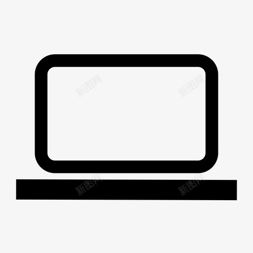 笔记本电脑屏幕笔记本图标svg_新图网 https://ixintu.com 品牌 屏幕 挣 更多 电子 电脑 笔记本 笔记本电脑
