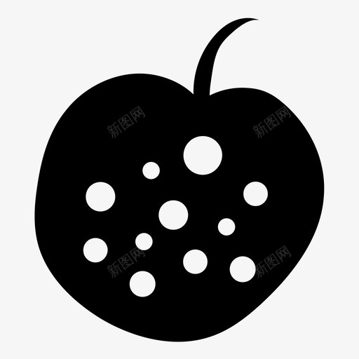 苹果展示品有机图标svg_新图网 https://ixintu.com 健康 展示品 有机 材料 水果 物品 素食 自然 苹果 食物