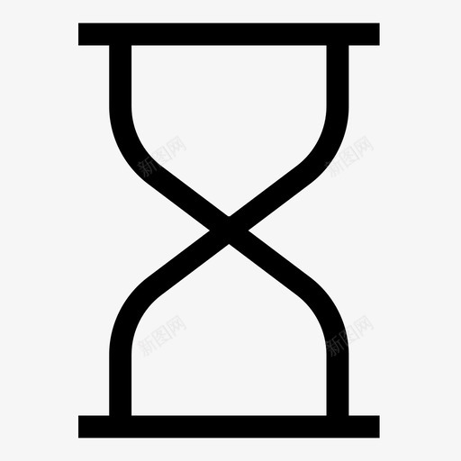 沙漏时间显示件图标svg_新图网 https://ixintu.com 对象 时钟 时间 显示件 材料 沙漏 物品 装载 计时器 进度