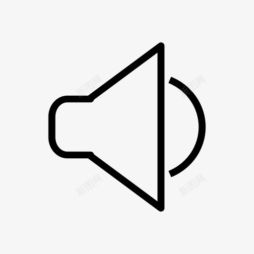 扬声器音频基本图标svg_新图网 https://ixintu.com 基本 声音 媒体控制器 媒体播放器 媒体播放器必备 扬声器 音乐 音量 音频