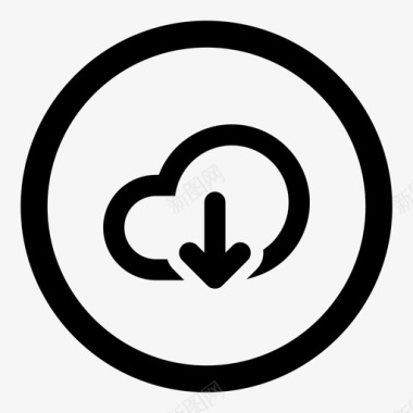 云用户界面符号图标图标