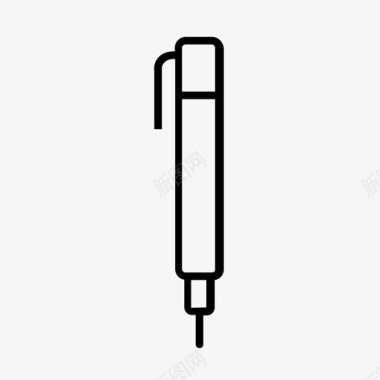 钢笔使用墨水写作图标图标