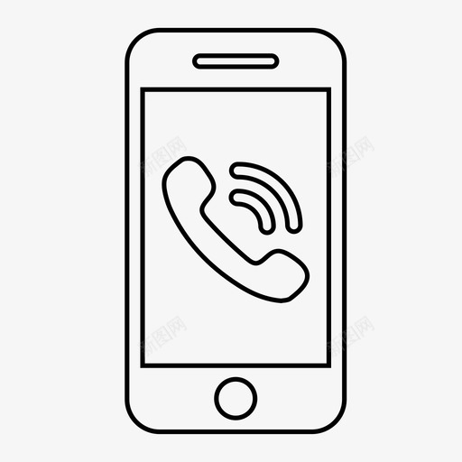 移动电话电话联系人图标svg_新图网 https://ixintu.com 已接电话 手机 电话 移动电话 移动集合1 联系人