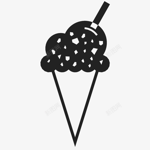冰淇淋筒夏天加图标svg_新图网 https://ixintu.com 冰淇淋筒 冷 加 夏天 忽略 指示 检查 甜点 联合 食物