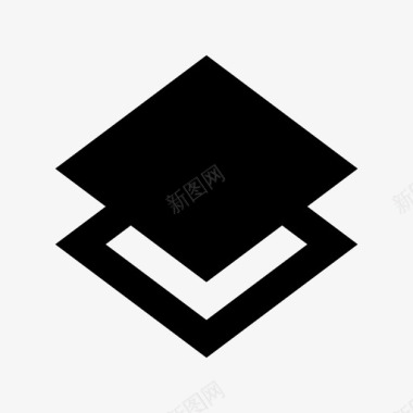 层共享金字塔图标图标