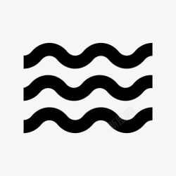 黄金河流波浪出售海洋图标高清图片