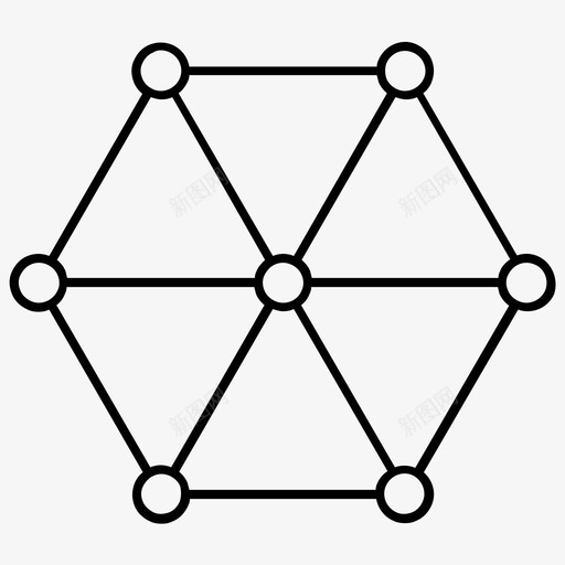 分子医学链接图标svg_新图网 https://ixintu.com 几何学 分子 分子几何学 化学 医学 原子 结构 链接 键