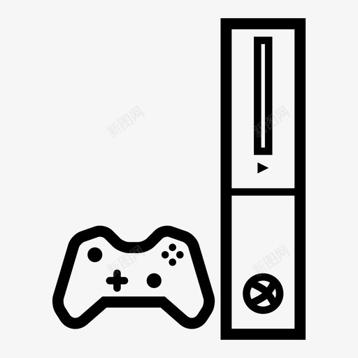 游戏机xbox视频游戏图标svg_新图网 https://ixintu.com xbox xboxone 技术 游戏 游戏机 玩具 电脑 视频游戏