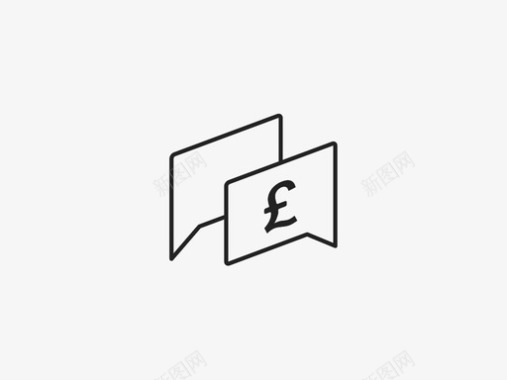 汇款英镑图标图标