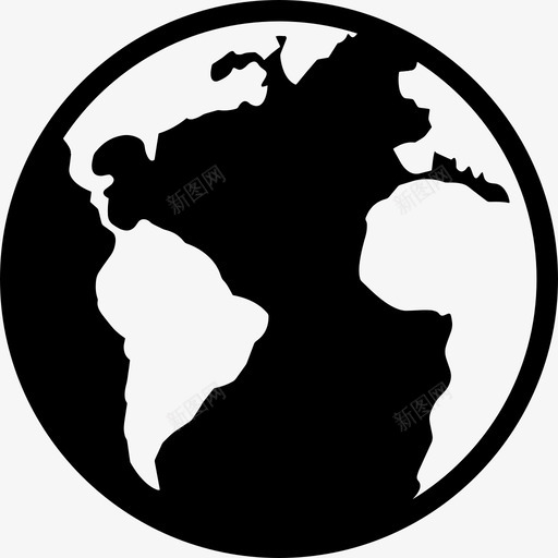 地球行星形状形状空间图标svg_新图网 https://ixintu.com 地球行星形状 形状 空间图标