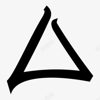 三角形矩形棱锥图标图标