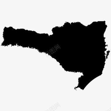 圣卡塔琳娜塔尔巴西各州图标图标