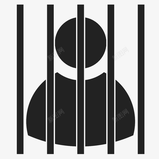 囚犯被捕酒吧图标svg_新图网 https://ixintu.com 债券 囚犯 牢房 监狱 自由 被捕 酒吧 金属