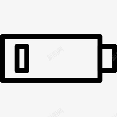 电池电源馅饼图标图标