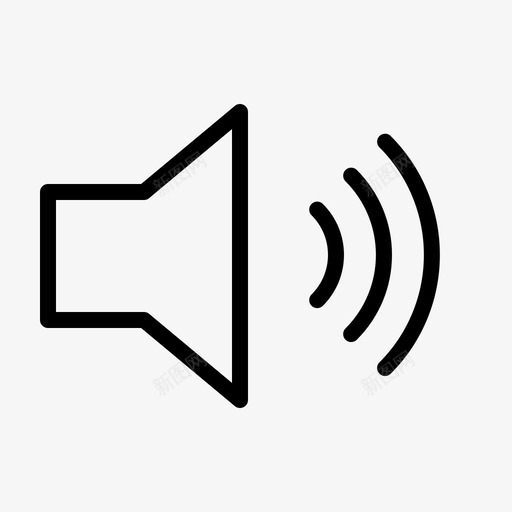 高音喇叭可用性系统图标svg_新图网 https://ixintu.com 可用性 声音 接口 操作系统 最大音量 程序 系统 软件 音量控制 音频控制 高音喇叭 高音量