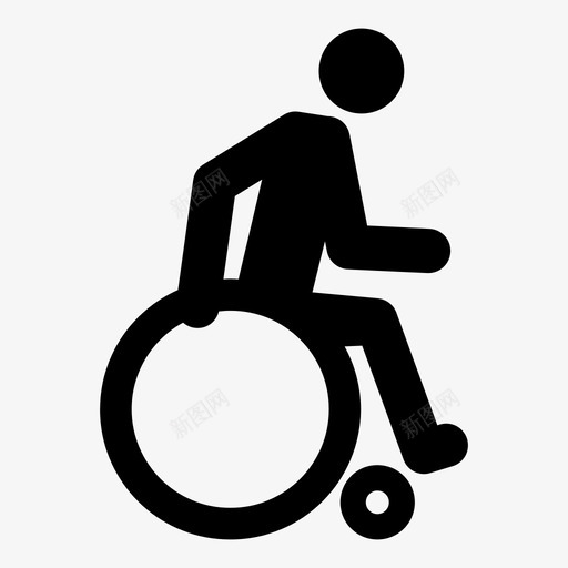 通用通道卫生间坡道图标svg_新图网 https://ixintu.com 人 卫生间 坡道 多样性 无障碍 残疾人 轮椅 通用通道
