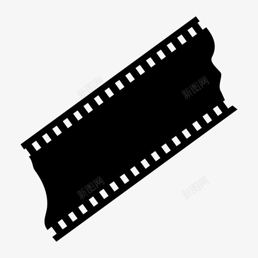 胶片带相机电影院图标svg_新图网 https://ixintu.com 卷 复古 电影院 相机 胶片带 记忆 负片