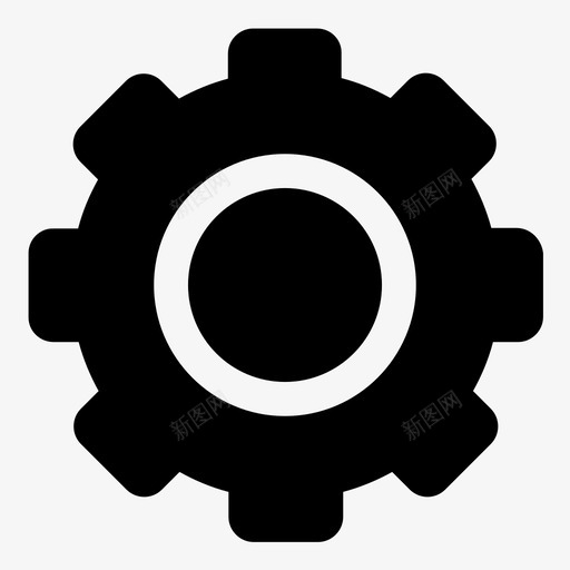 设置配置工程图标svg_新图网 https://ixintu.com 工程 机械 研磨 设置 配置 首选项 齿轮