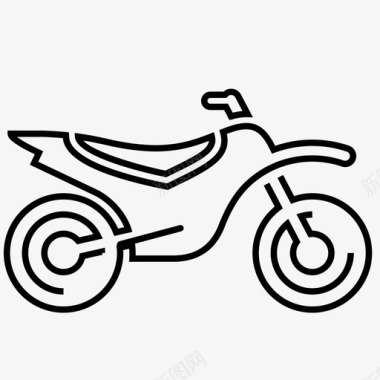 摩托车运输线符号图标图标