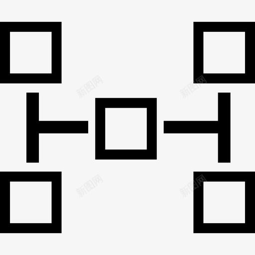 方块图商业图标svg_新图网 https://ixintu.com 商业 方块图