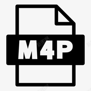 m4p文件格式nope接口图标图标