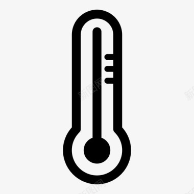 温度计摄氏度冷图标图标