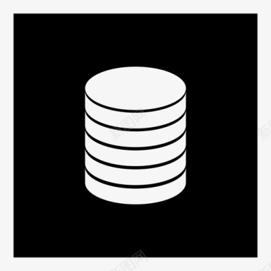 数据库硬币堆服务器图标图标