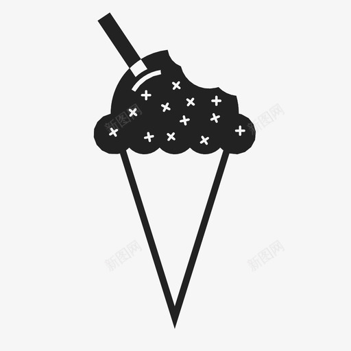 冰淇淋筒信号标记图标svg_新图网 https://ixintu.com 信号 冰淇淋筒 冷 删除 另一个 夏天 标记 甜点 转发 食物