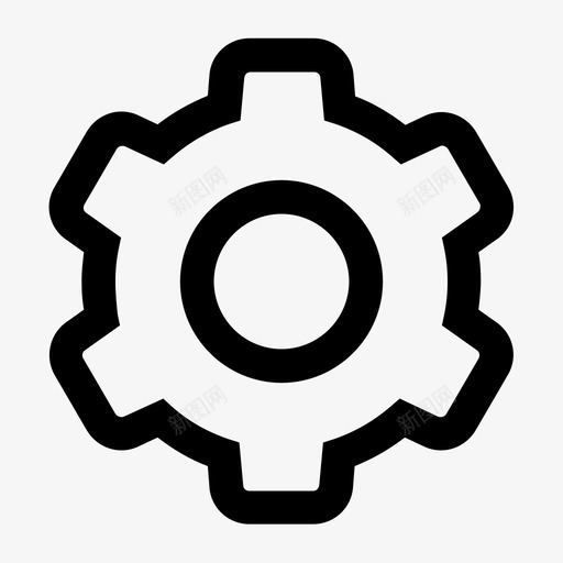 设置计算机齿轮图标svg_新图网 https://ixintu.com 智能手机 计算机 设置 选择 选项 首选项 齿轮