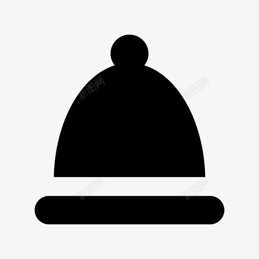 采购产品海滩帽冬季配件针织帽子图标svg_新图网 https://ixintu.com 冬季帽子 冬季配件 帽子 衣服材料设计图标 贝雷帽 采购产品海滩帽 针织帽子