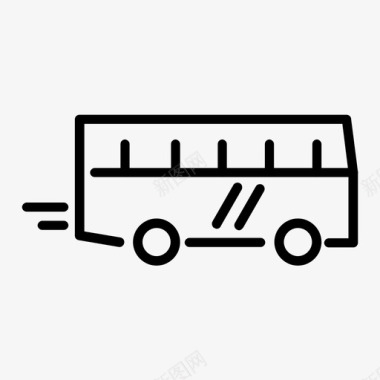 公共汽车乘客人员图标图标