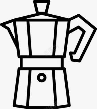意大利咖啡机法国咖啡机大陆星咖啡机图标图标