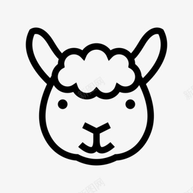 绵羊动物咩图标图标