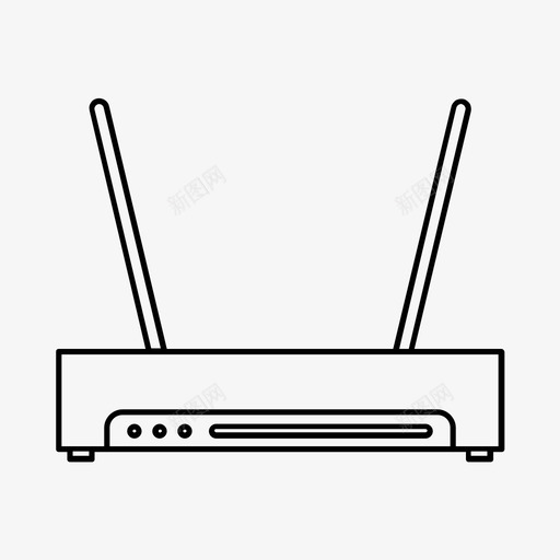 无线路由器wifi网络图标svg_新图网 https://ixintu.com wifi 互联网 天线 无线接入点 无线路由器 电子产品 电子产品和电器 盒子 网络 计算机