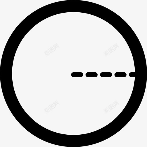 圆的半径形状数学图标svg_新图网 https://ixintu.com 圆的半径 形状 数学