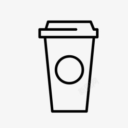 新杯子杯子星巴克延期图标高清图片