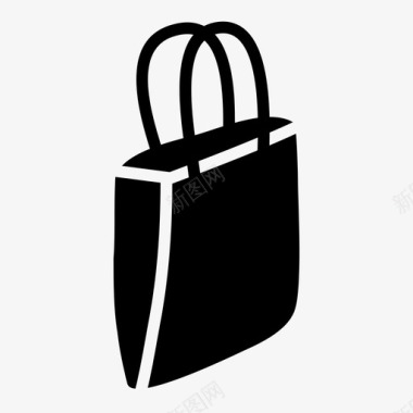 购物袋已售包装图标图标