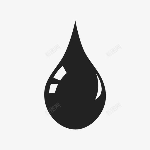 燃料水滴能量图标svg_新图网 https://ixintu.com 动力 气体 水滴 汽油 油箱 燃料 痛风 能量