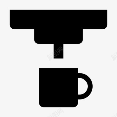 咖啡机茶壶搅拌图标图标