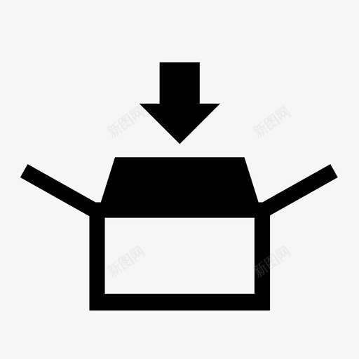箱子移除加上图标svg_新图网 https://ixintu.com 加上 包装 忽略 插入 移除 箱子 转发 运输 邮寄
