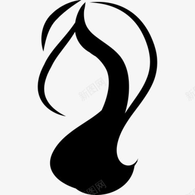女性发型发型发廊图标图标