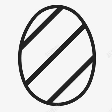 复活节彩蛋馅饼油漆图标图标