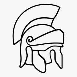 盔甲帽罗马头盔头盾军团图标高清图片
