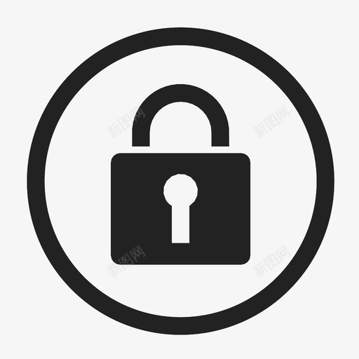 锁安全区保护图标svg_新图网 https://ixintu.com 保护 储物柜 关闭 安全 安全区 警卫 计算机工作 钥匙 锁