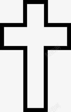 基督教十字架图标图标