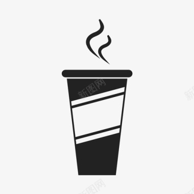 咖啡杯杯子果汁图标图标
