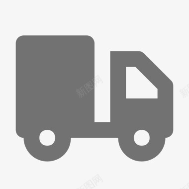 送货车购物和零售材料标图标图标