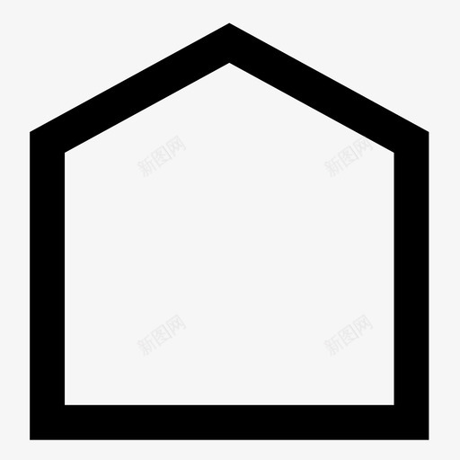 房子开始认真图标svg_新图网 https://ixintu.com 交通 办公室 家 建筑 开始 弓箭手 房子 简历 认真 车库