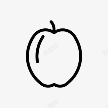 苹果新鲜食物水果图标图标